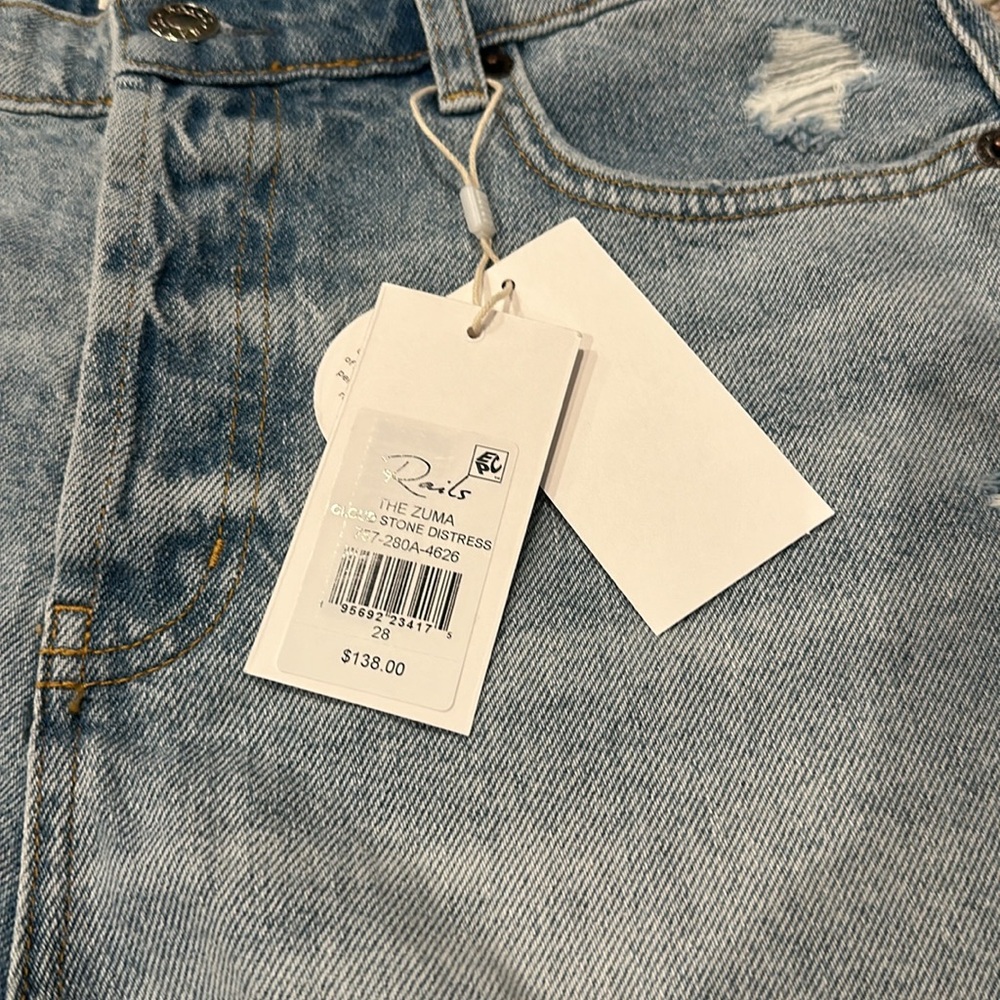 NWT Rails- The Zuma denim cut off shorts in Cloud Stine distress - Picture 7 of 10